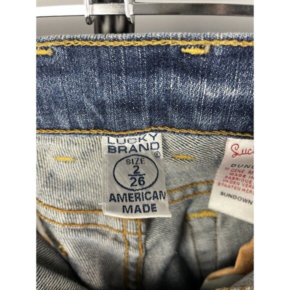 Lucky Brand Women's  Sundown Flare Denim Jeans Medium Blue Wash Size‎ 2/26 - Picture 8 of 9